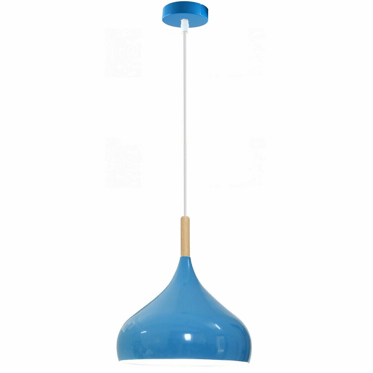 Modern Ceiling Pendant Light Metal Colour Shade Hanging Lamps ~5305